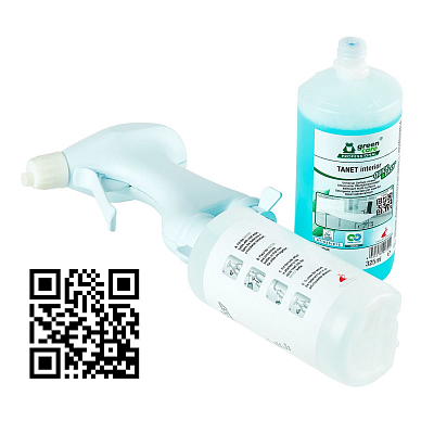 Засіб для очищення скла та гладких поверхонь Green Care Professional TANET interior, 325 мл