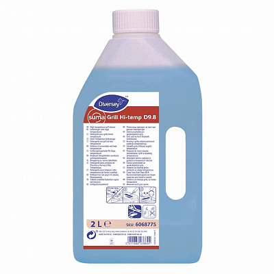 Засіб для догляду за пічками та грилем Diversey Suma Grill Hi-Temp D9.8, 2 л