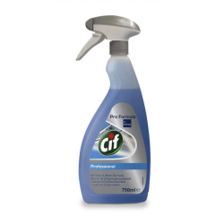 Засіб для миття скляних та глянцевих поверхонь Diversey Cif Professional Window&Multi Surface Cleaner, 750 мл