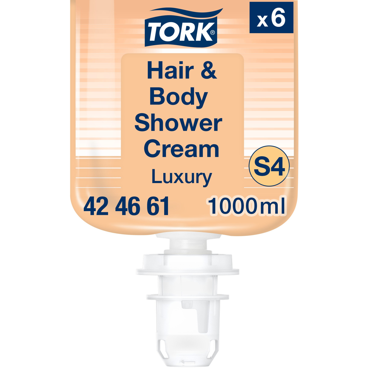 Мило-крем для душу Tork Luxury Premium для тіла і волосся, 1 л, ≈ 1000 порцій