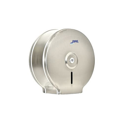 Диспенсер Jofel Clasica для туалетного паперу в рулонах Mini Jumbo, нержавіюча сталь, сатин