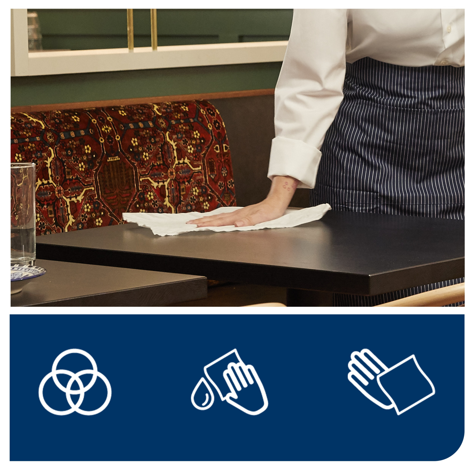 Рушники Tork Reflex Plus Advanced в рулонах з центральною витяжкою, білі, 2 шари, 151 м, 450 листів, 1 рулон