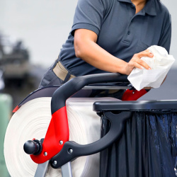 Папір для протирання в рулонах Tork Plus Advanced, білий, 2 шари, 255 м, 750 листів, 1 рулон