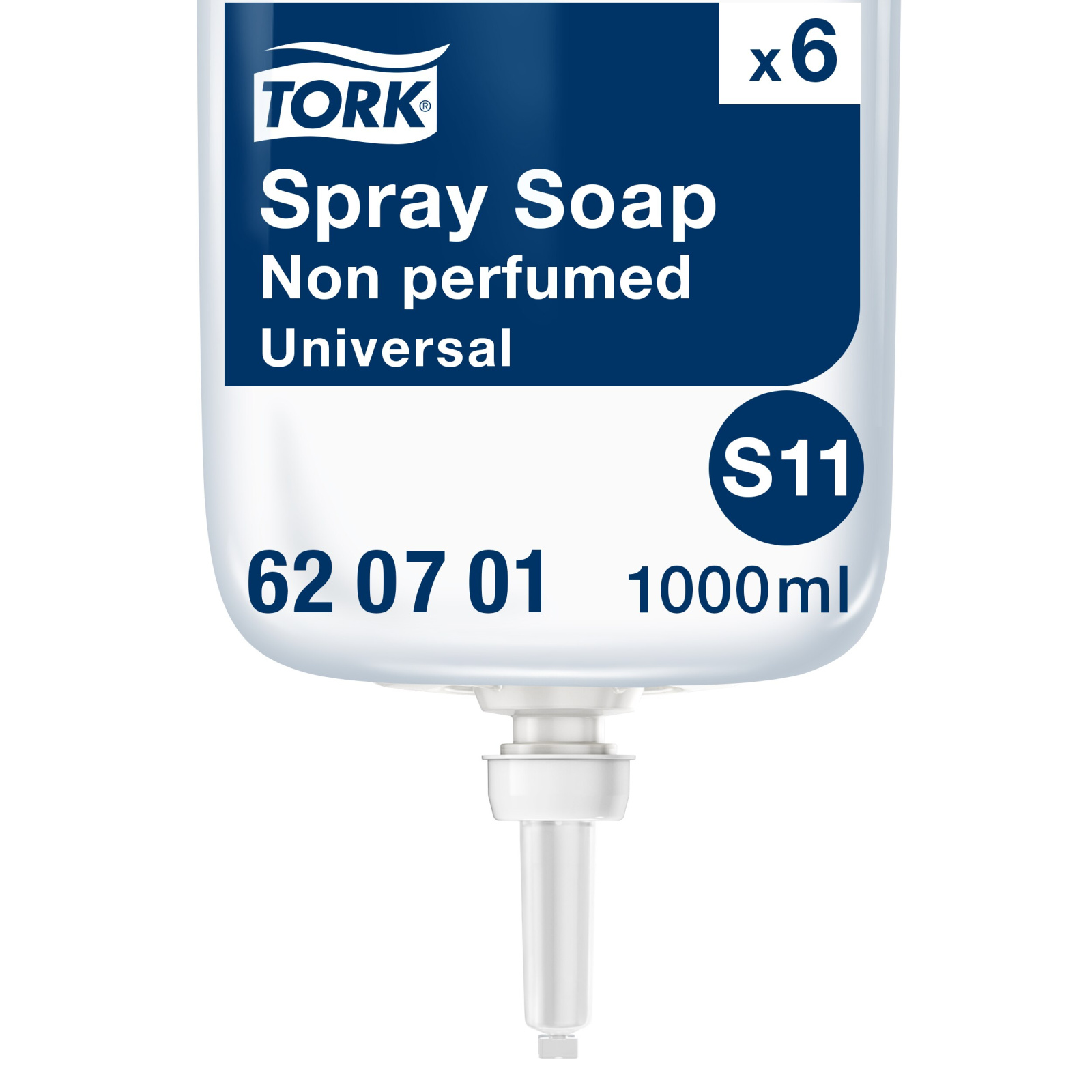 Мило-спрей для рук Tork Universal, без запаху і барвників, 1 л, ≈ 3000 порцій