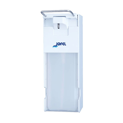 Наливний диспенсер Jofel для рідкого мила з ліктьовим приводом, 1 л