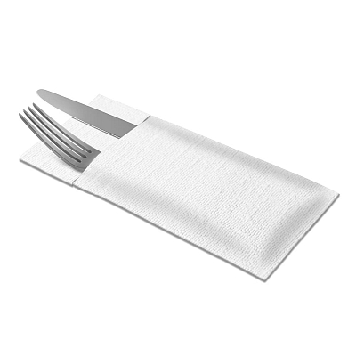 Конверти для столових приборів Tork LinStyle Premium, білі, 1 шар, 50 шт