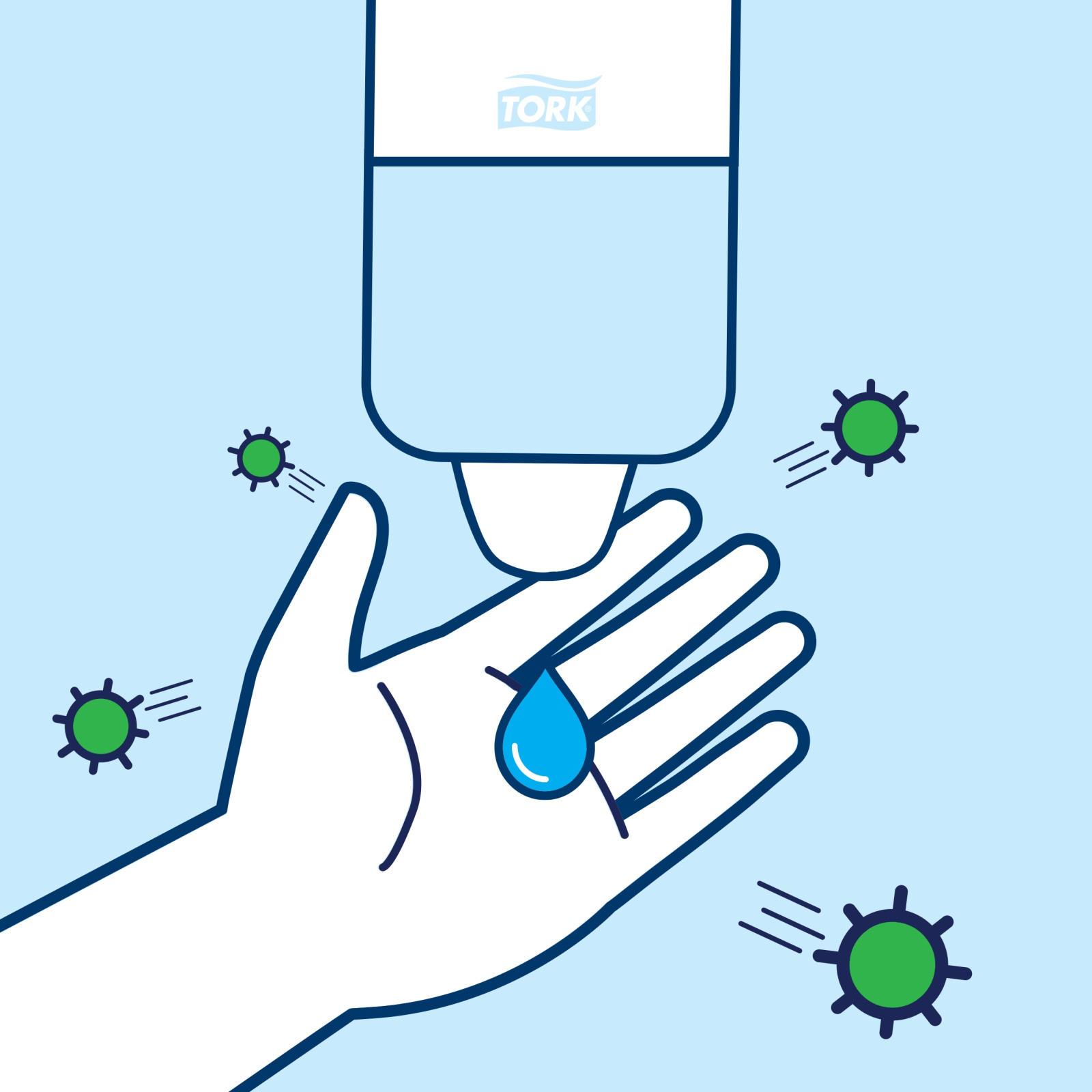 Спиртовий гель для дезінфекції рук Tork Premium, 1000 мл