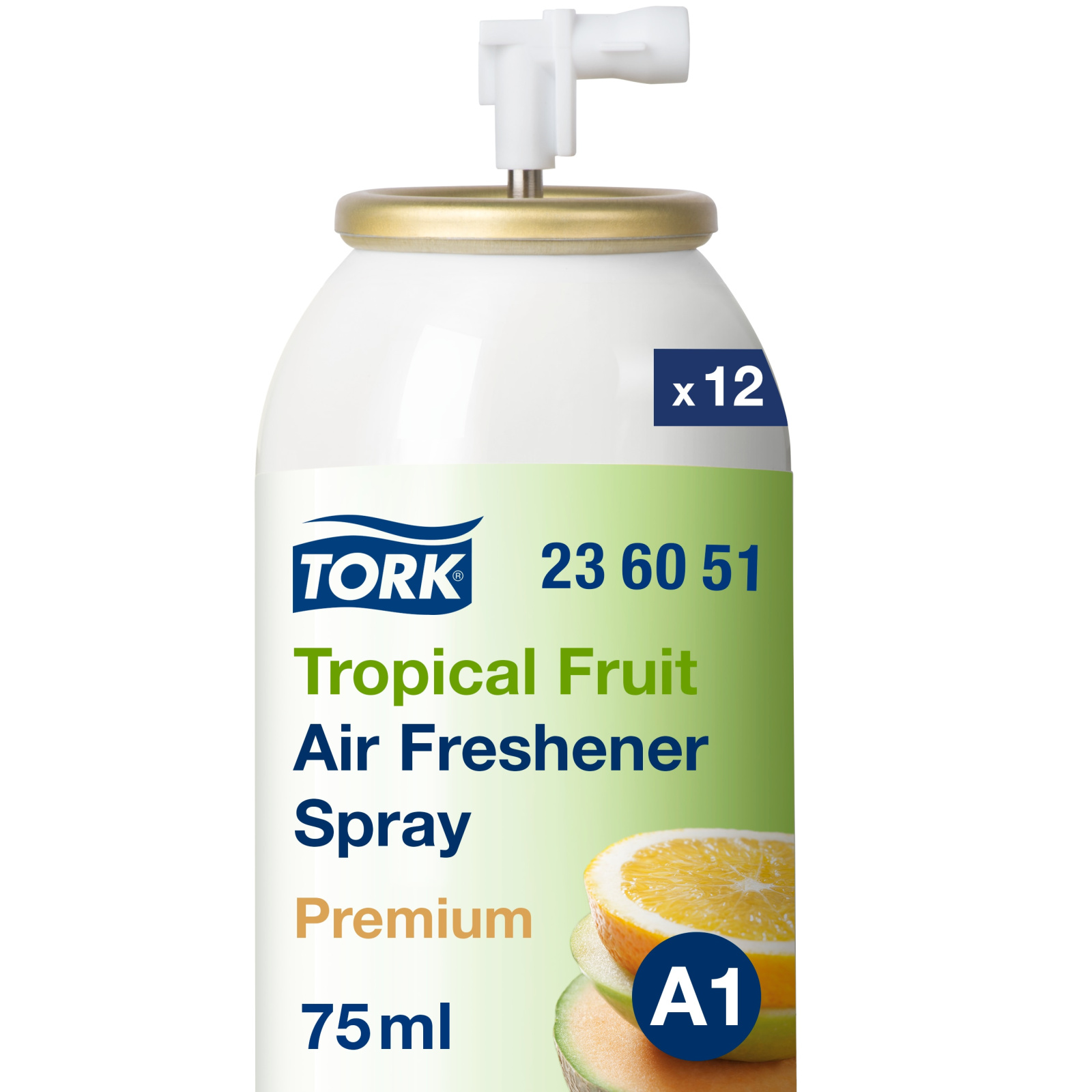 Аерозольний освіжувач повітря Tork Premium з фруктовим ароматом, 75 мл, 3000 порцій