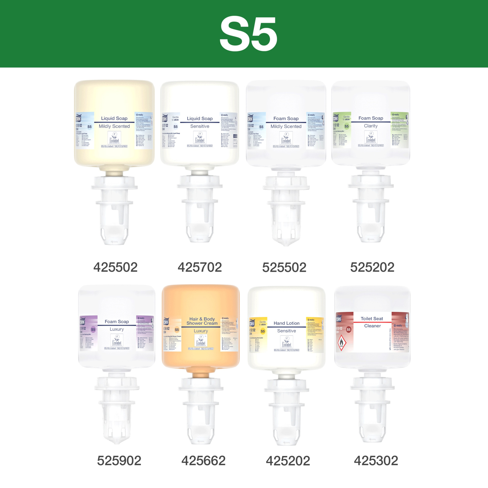 Диспенсер Tork Elevation Міні для мила та дезінфікуючих засобів, чорний, 525 мл