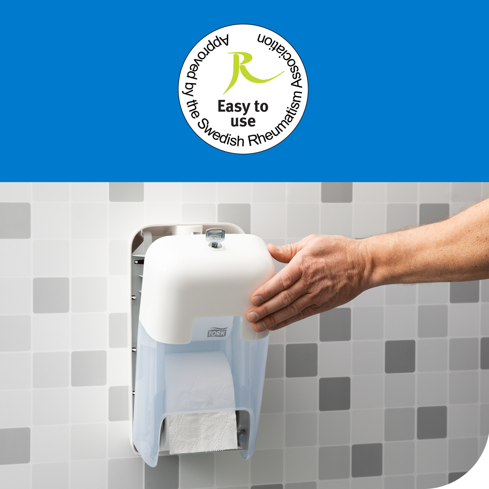 Диспенсер Tork OptiServe Elevation на 2 рулони туалетного паперу без втулки, білий 