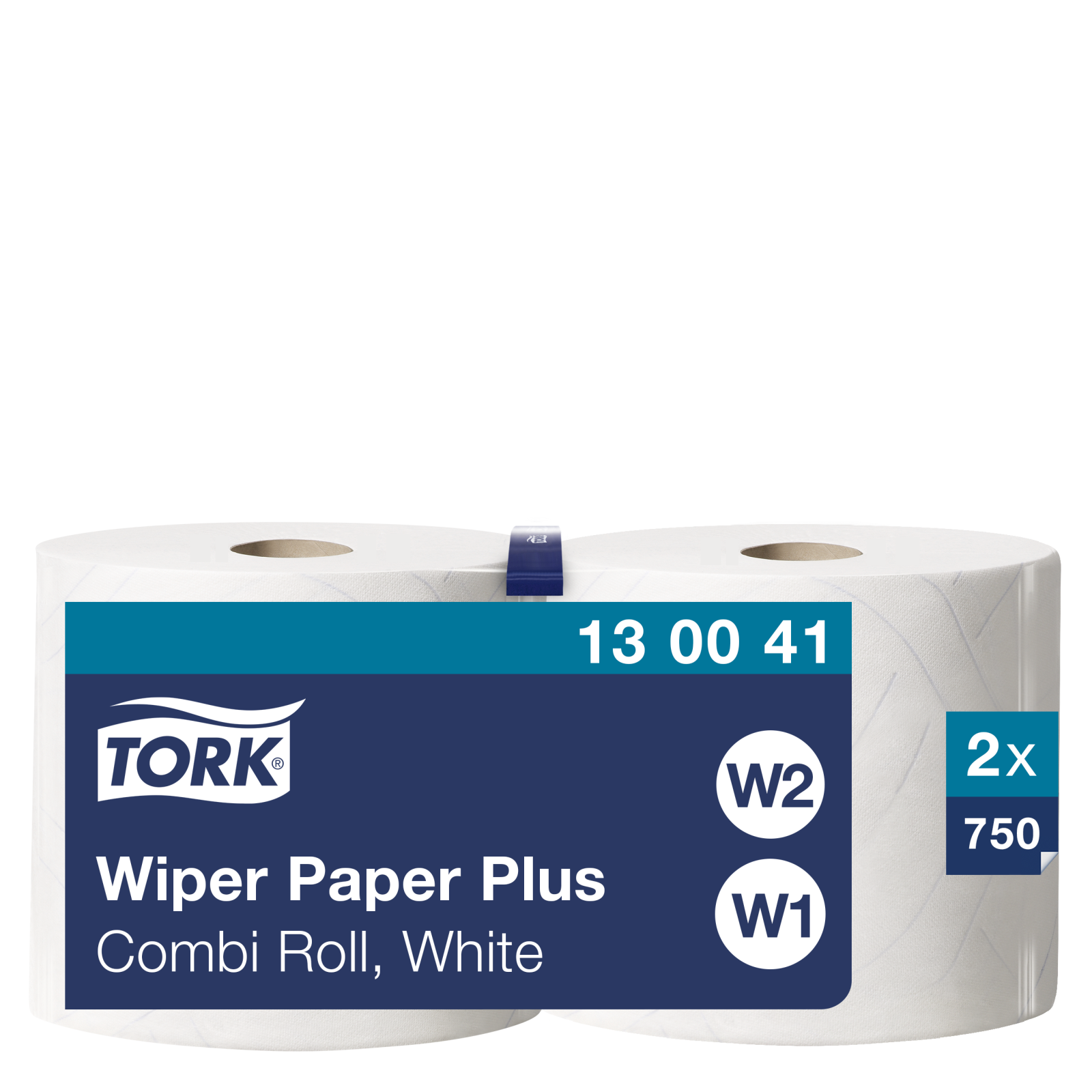 Папір для протирання в рулонах Tork Plus Advanced, білий, 2 шари, 255 м, 750 листів, 1 рулон