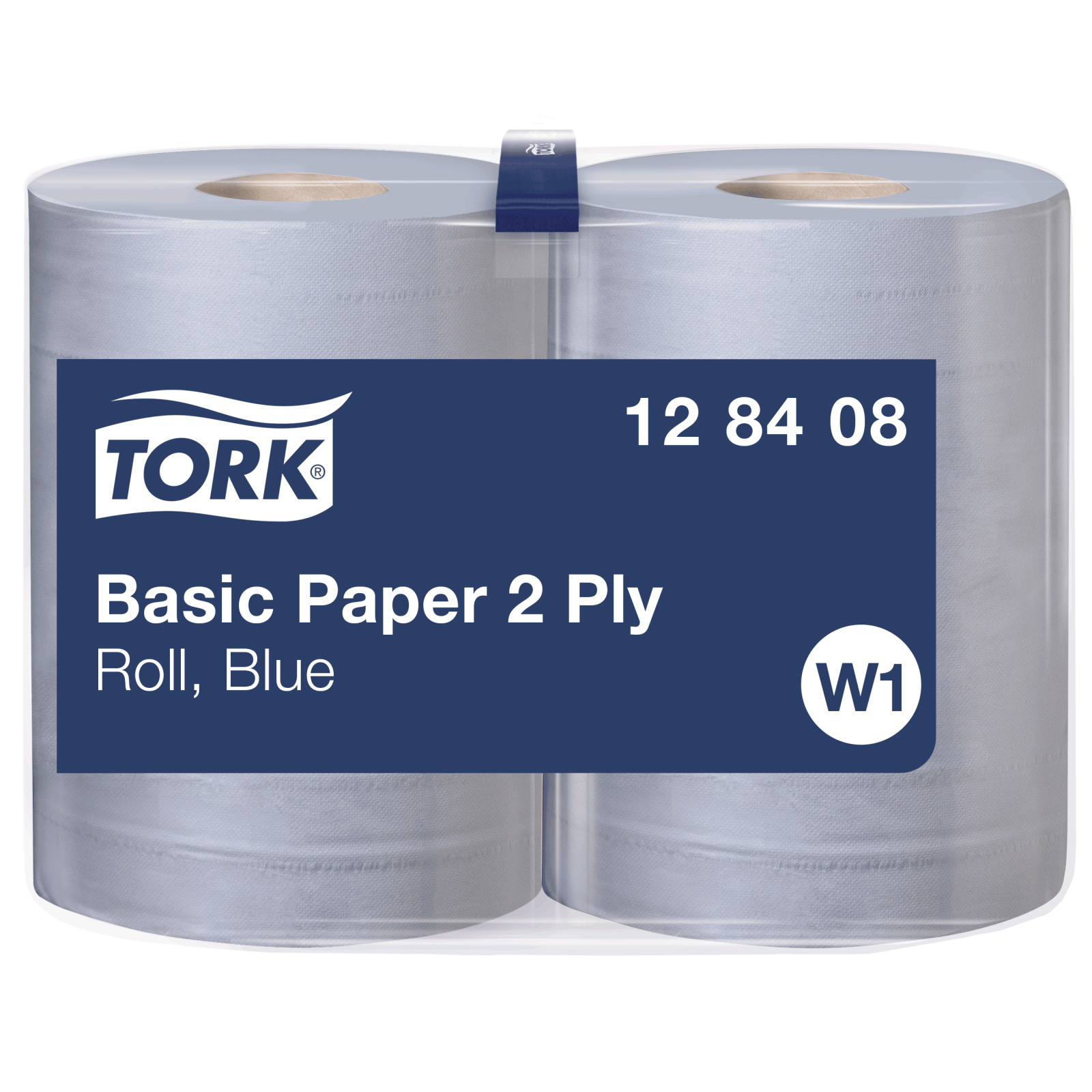 Базовий папір для протирання Tork Universal в рулонах, блакитний, 2 шари, 340 м, 1000 листів, 1 рулон