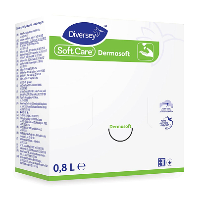 Відновлюючий крем для рук Diversey Soft Care Dermasoft, 800 мл