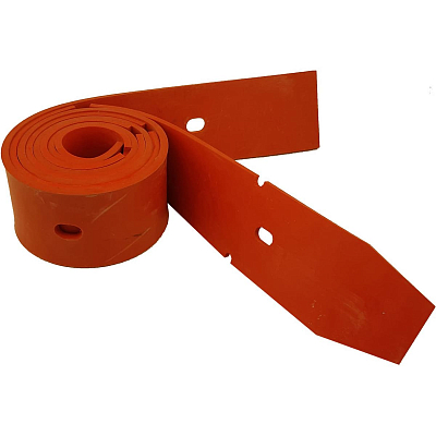 Гума для всмоктуючої балки для підлогомийної машини IPC Gansow CT15 B35, передня, 596 мм