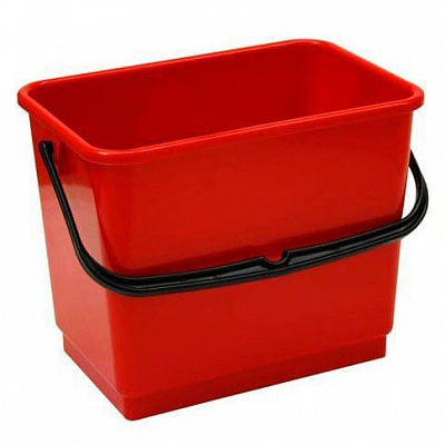 Відро пластикове Filmop, червоне, 4 л