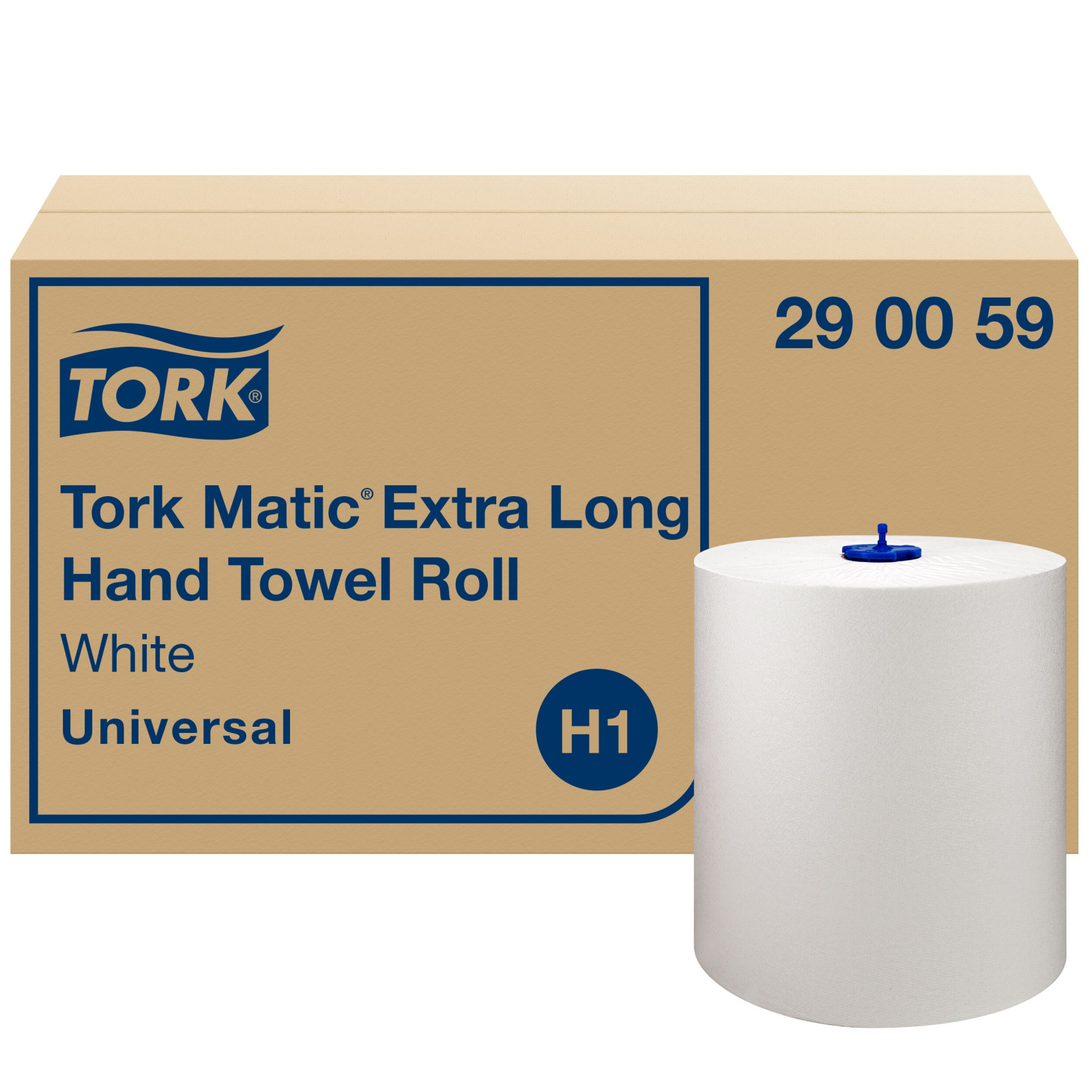 Рушники в рулонах Tork Matic Universal, білі, 1 шар, 280 м, 1120 листів, 1 рулон