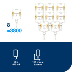 Зволожуючий лосьйон для рук Tork Sensitive, ≈ 475 порцій, 0,475 л