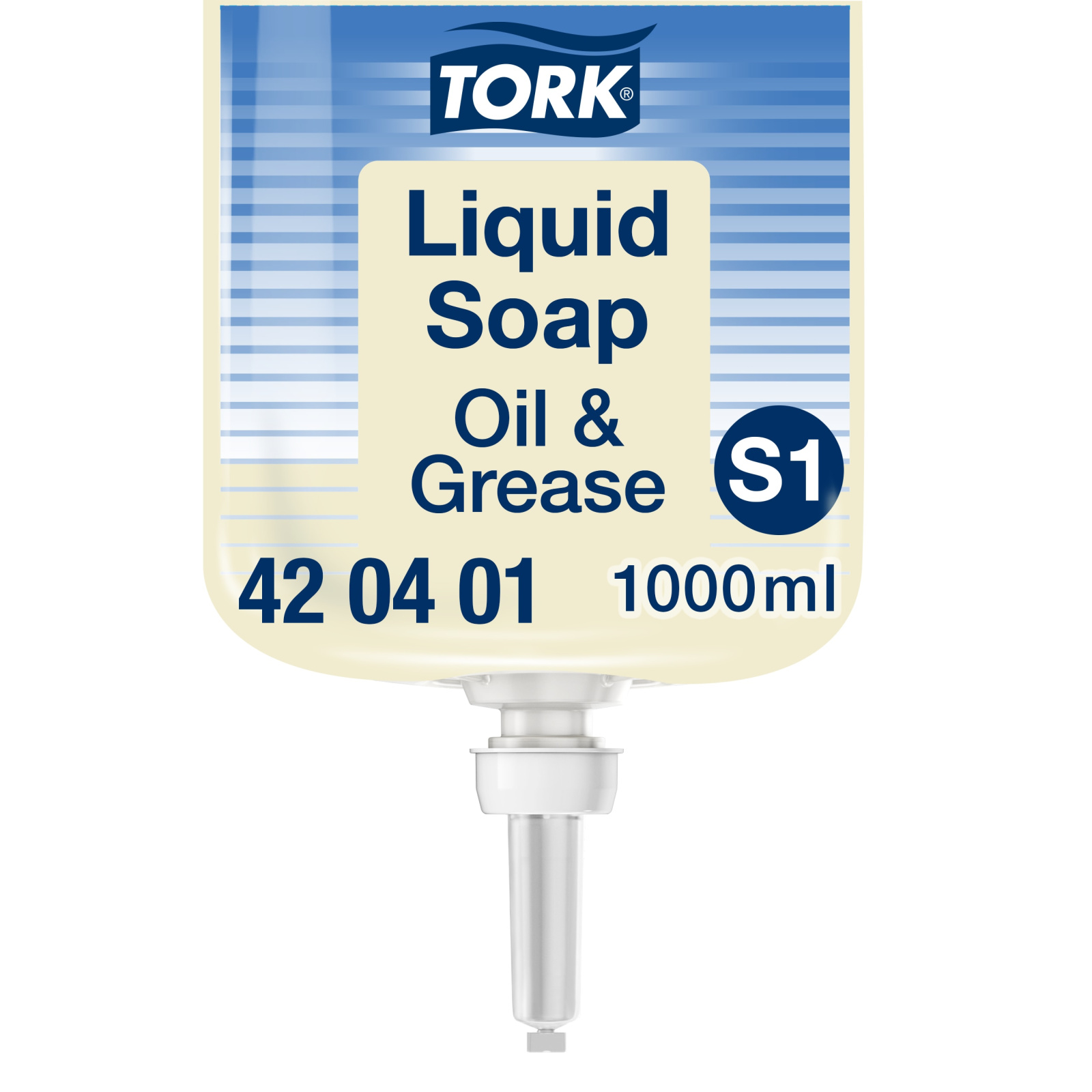 Рідке мило Tork Oil and Grease Premium від жирових і технічних забруднень, 1 л, ≈ 1000 порцій