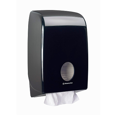 Диспенсер Kimberly-Clark Aquarius для листових рушників, чорний
