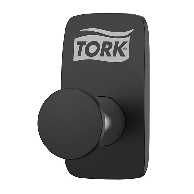 Гачок для одягу Tork, металевий, чорний