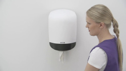 Диспенсер Katrin Максі для рушників в рулонах з центральною витяжкою, білий