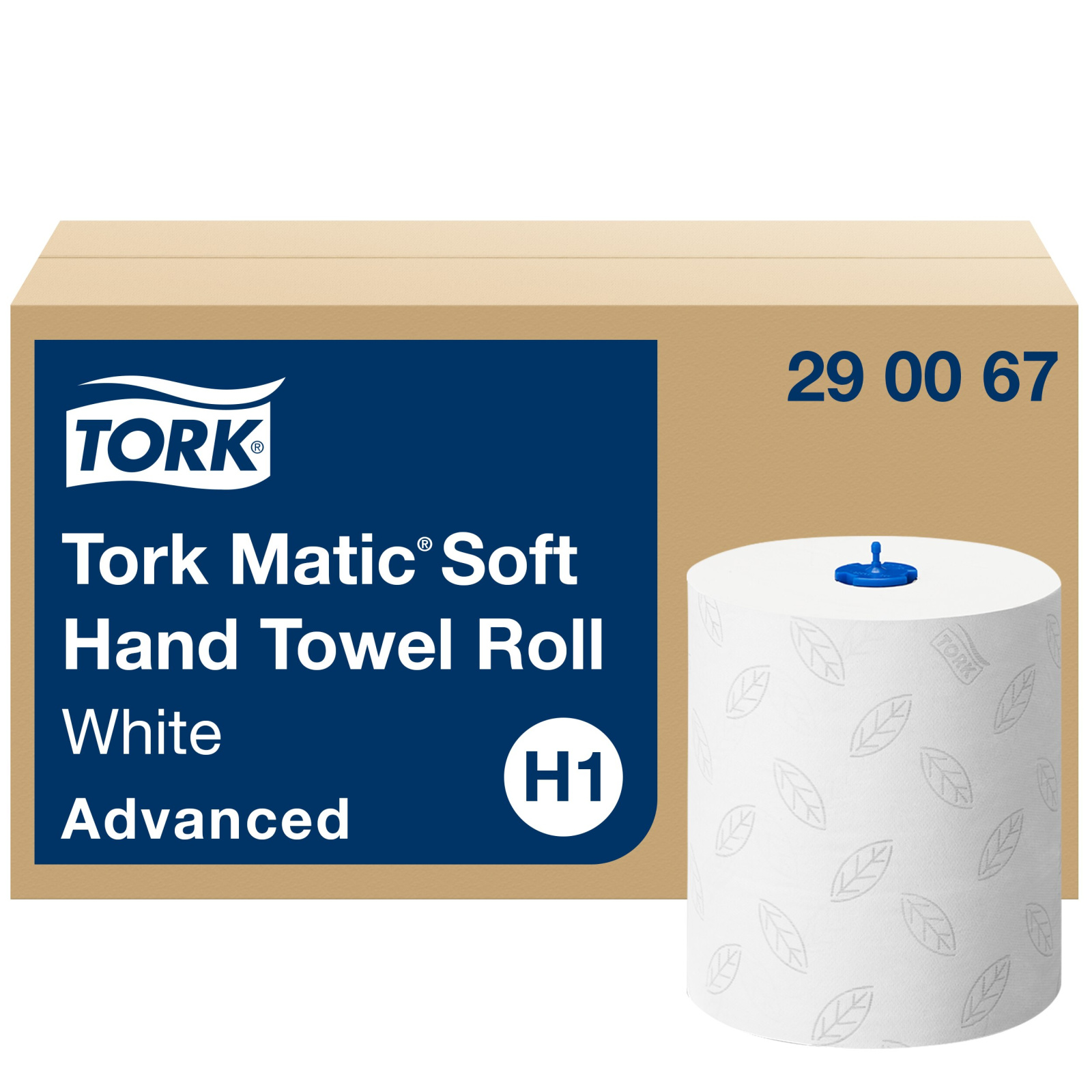 Рушники в рулонах Tork Matic Advanced Soft, білі, 2 шари, 150 м, 600 листів, 1 рулон