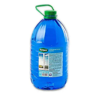 Засіб для миття скла та дзеркальних поверхонь Helper, 5 л