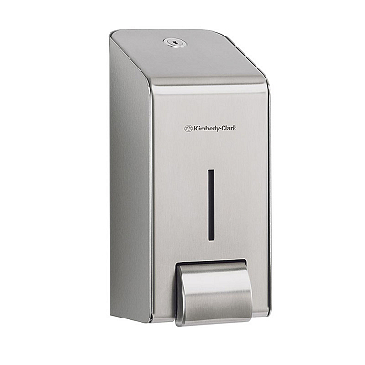 Диспенсер Kimberly-Clark для рідкого мила та мила-піни, металевий, 1 л